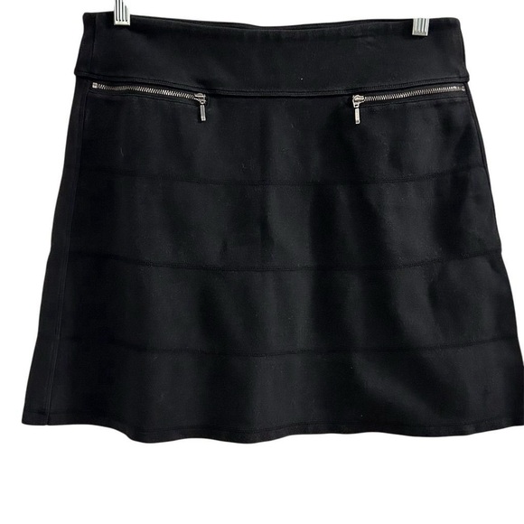 Athleta Dresses & Skirts - Athleta Women's Black A-Line Short Skirt M Casual with Zip Pockets